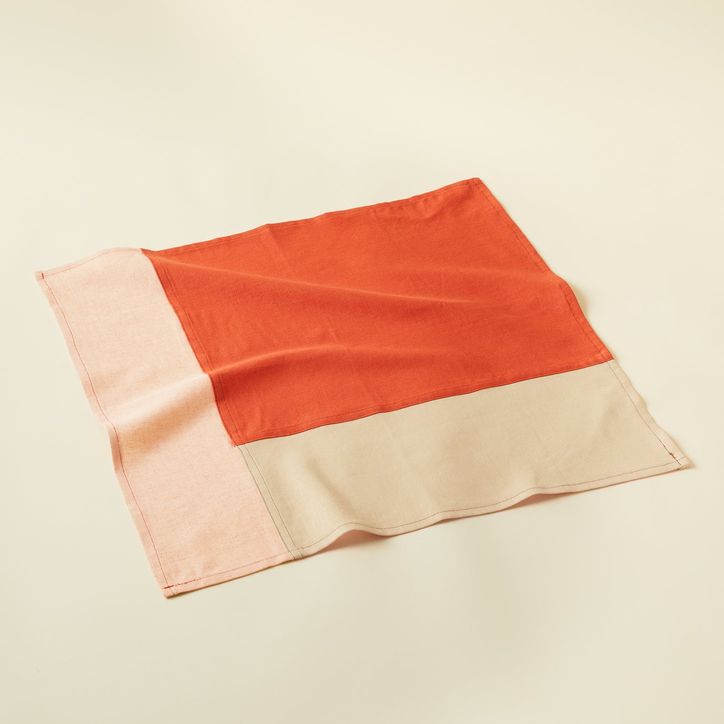 Sunset Patchwork BOJAGI - Linen Napkin Set of 2
