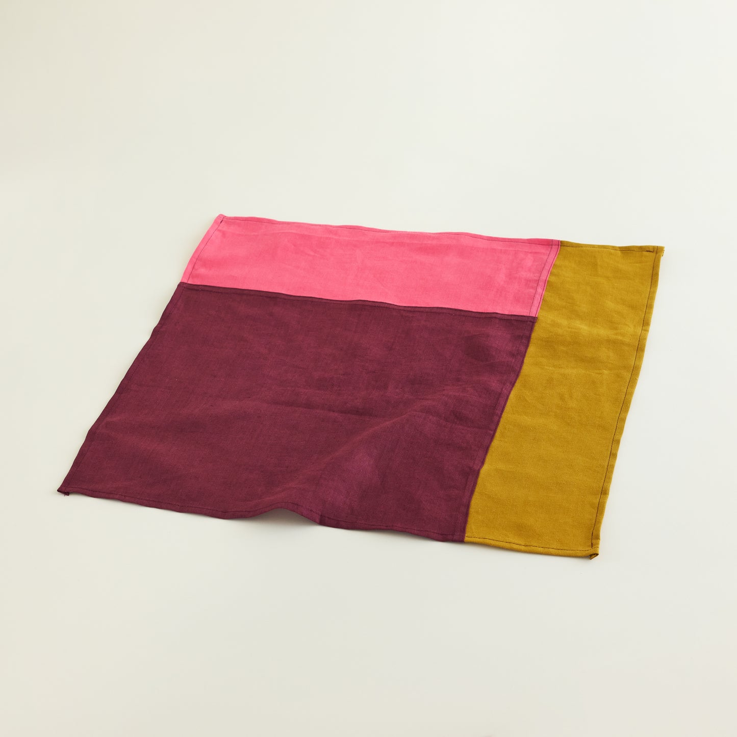 Napa Valley. Premium Linen Patchwork Napkins (Set of 2)