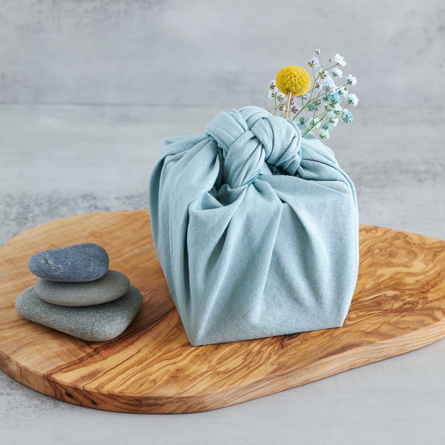 Sea Foam Linen BOJAGI Wrap with Embroidery Edge. 2 Pack.