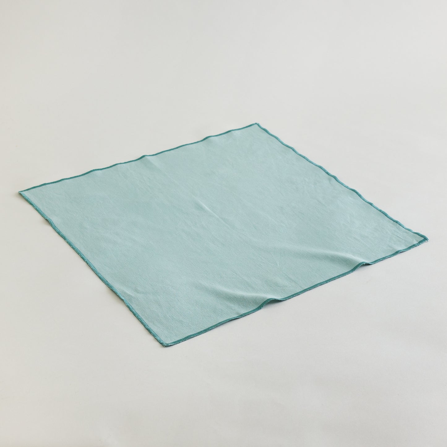 Sea Foam Linen BOJAGI Wrap with Embroidery Edge. 2 Pack.