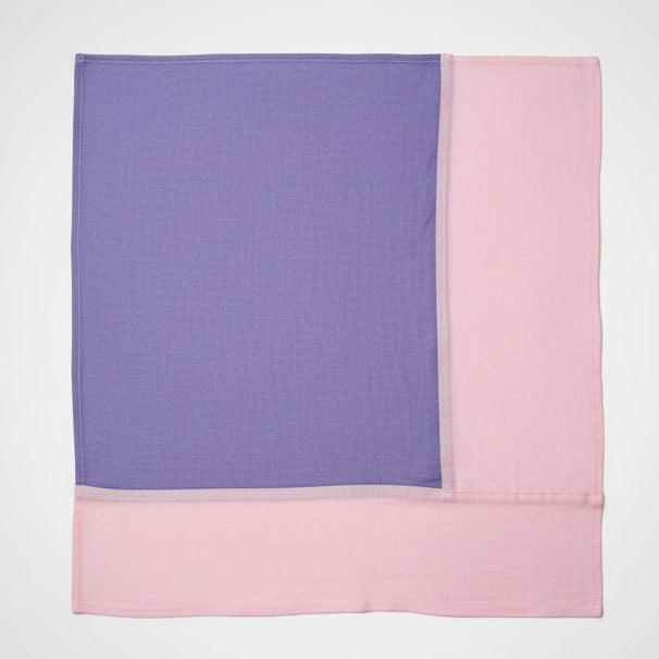 Ameythst Purple And Peony Pink Jogak Bojagi Linen