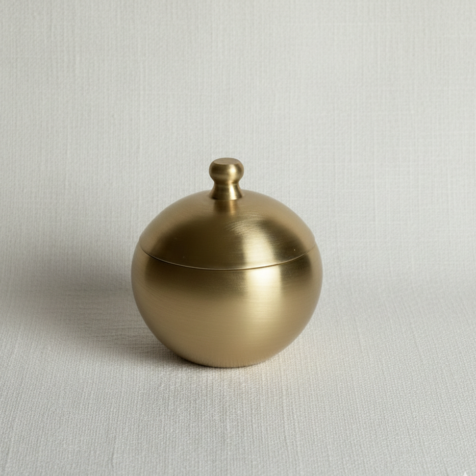 Korean Brassware: The Bangjja Yugi Sphere Container