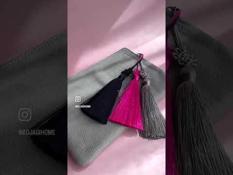 Norigae tassels good luck charm accessories on a purse